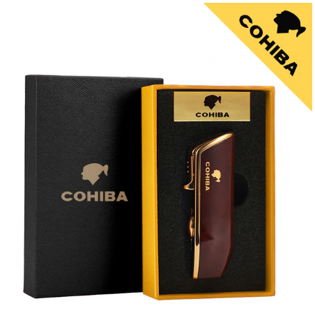 Cohiba Cigar Metal Lighter with Gift Box