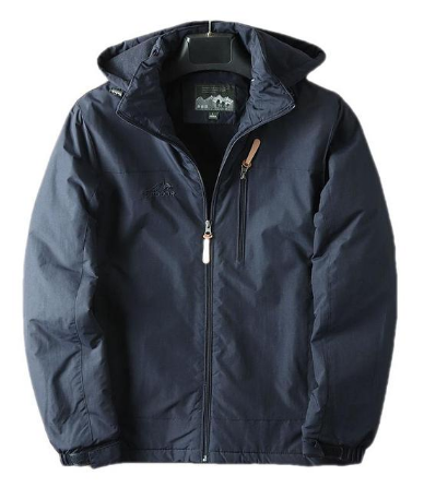 Fleece Lined Warm Hooded Jacket