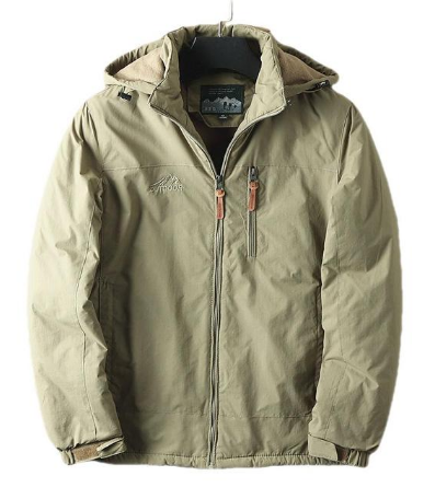 Fleece Lined Warm Hooded Jacket