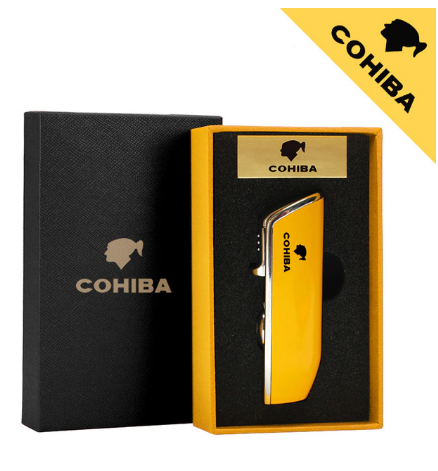 Cohiba Cigar Metal Lighter with Gift Box