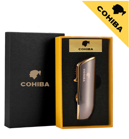 Cohiba Cigar Metal Lighter with Gift Box