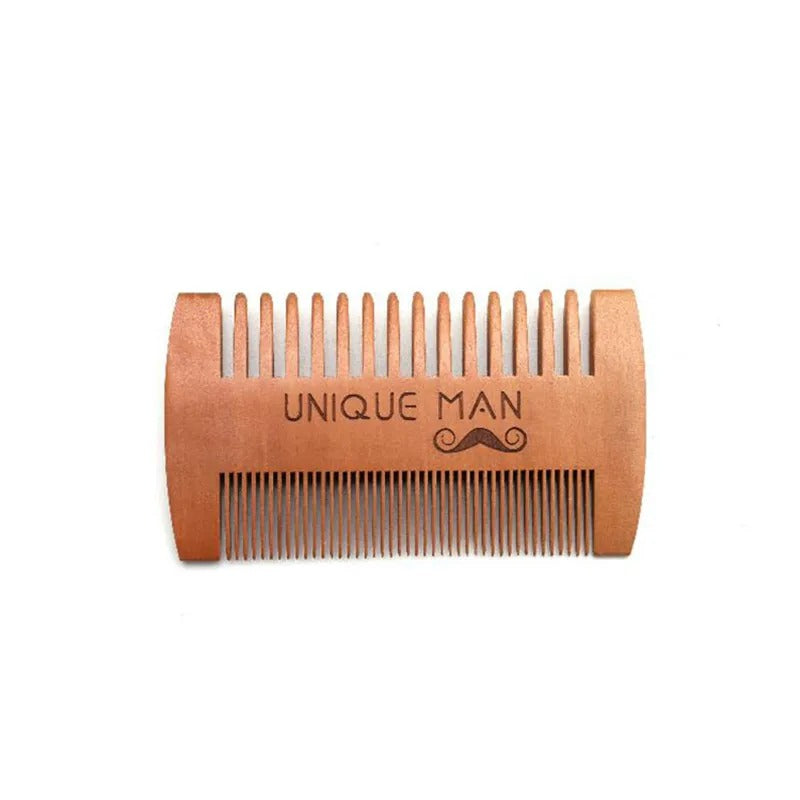 Natural Wood Beard Comb